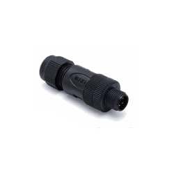 Connecteur mâle M12P, 8 pol., codage A IP67, 2A, non-blindé